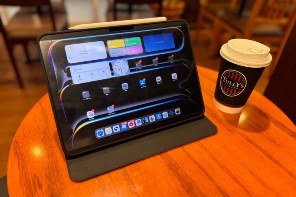 ESR Rebound 360シリーズiPad Pro M4ケースレビュー！縦置き、横置き可能なペンシル派おすすめケース