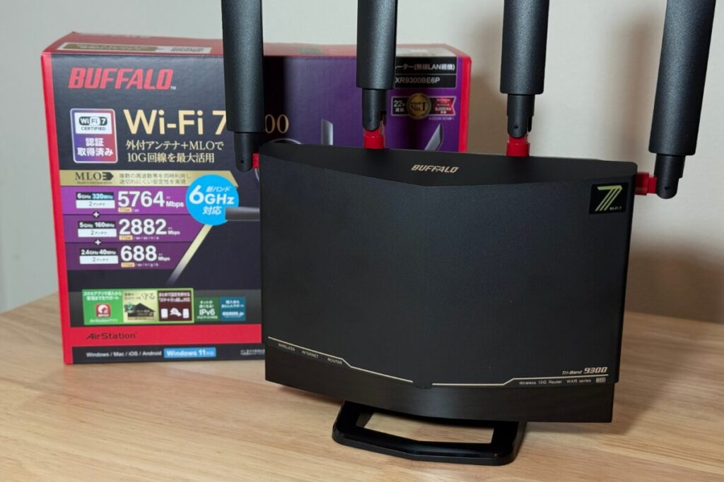 BUFFALO WXR9300BE6Pレビュー！未来のWi-Fi、今ここに。Wi-Fi 7の衝撃