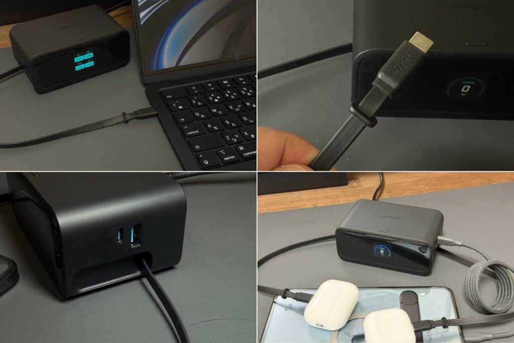 Anker Nano Charging Station (7-in-1, 100W, 巻取り式 USB-Cケーブル)レビュー!配線整理の決定版・ガジェット好き必携の実力を徹底解説