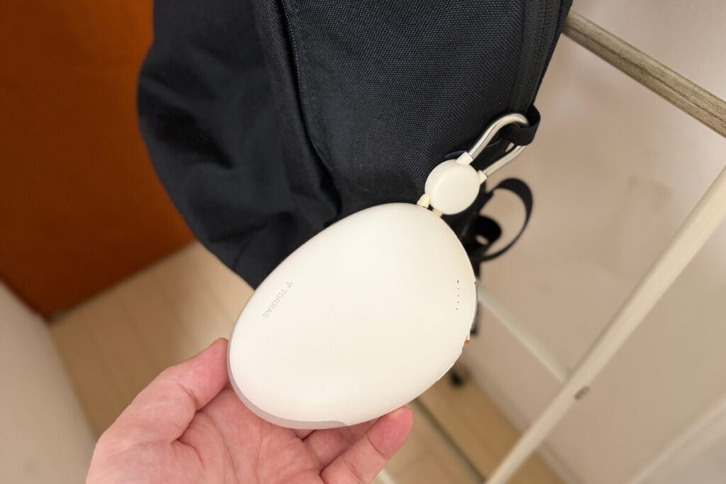 TORRAS FlexLine Pebbleレビュー!ケーブル内蔵で最強?移動中・キャンプ・旅行で頼れるモバイルバッテリーを徹底チェック