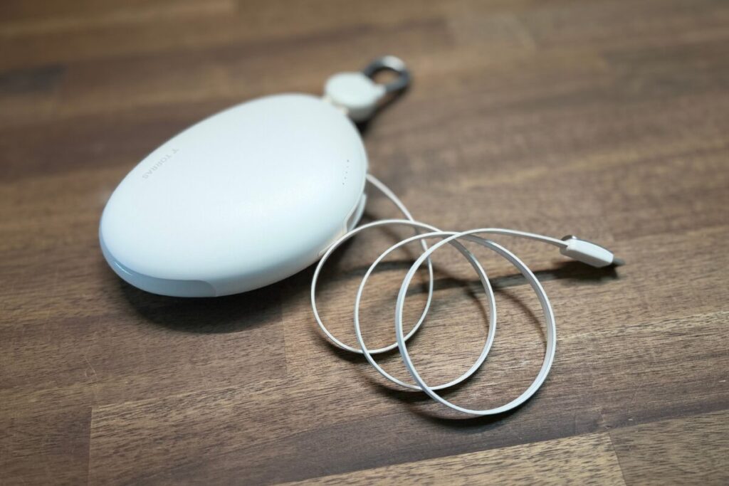 TORRAS FlexLine Pebbleレビュー!ケーブル内蔵で最強?移動中・キャンプ・旅行で頼れるモバイルバッテリーを徹底チェック