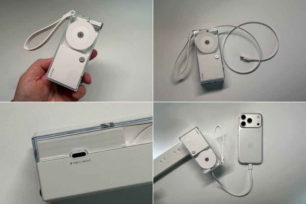 Sharge Retractable 3-in-1 Power Bankがすごい！デザインも機能も妥協なしの次世代モバイルバッテリー