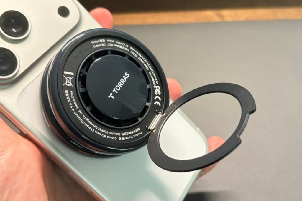 TORRAS Ostand PolarCircle Qi2 25W MagSafe充電器レビュー!遅い・熱いを完全解消する最速ワイヤレスの実力とは?